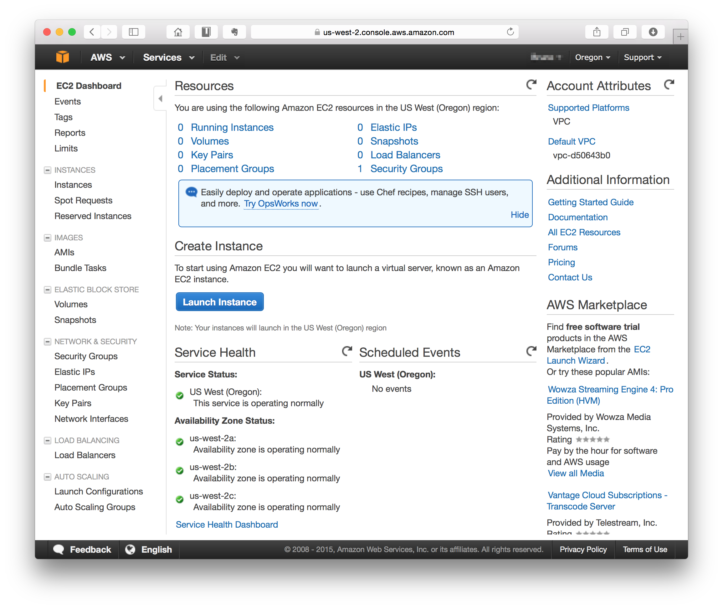 Your first AWS EC2 micro instance.